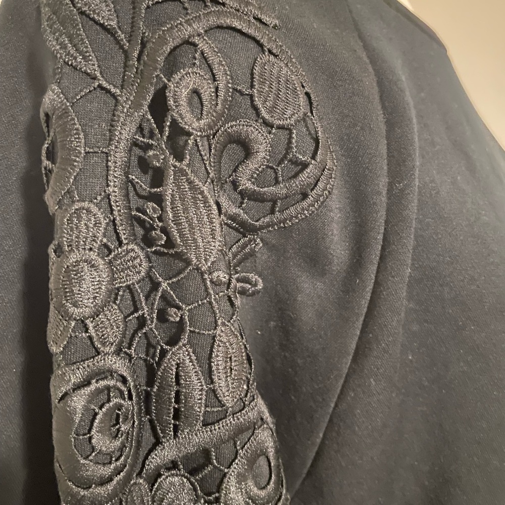 Gloria Vanderbilt black sweatshirt NWOT xxl - Picture 7 of 7